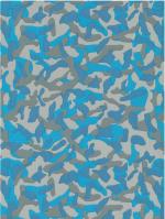 Plakfolie camouflage blue