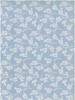 Plakfolie bloesemtakje blauw