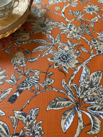 Tafelkleed Oulivié terra oranje