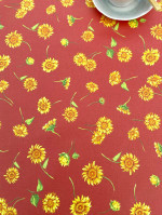 Tafelkleed Sunflower terracotta