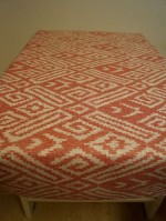 Kleine ikat zachtrood gtl