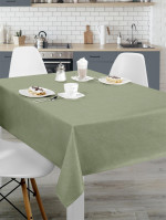 Linnenoptiek groen molton rug