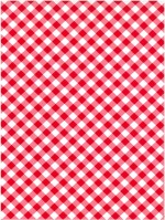 Plakfolie diagonaal ruitje rood 45 cm