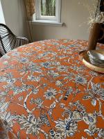 Tafelkleed Oulivié terra oranje