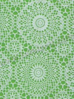 Kant retrocirkel wit opengewerkt