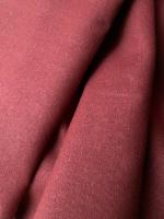 Zware kwaliteit 100% linnen zachtrood, de pure stof zonder coating