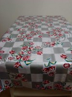 Tulp op ruit zilver mex