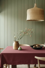 Zware kwaliteit 100% linnen zachtrood