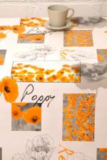 Fotoprint klaproos oranje