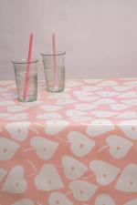 Love leaf crystal pink