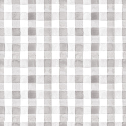 Tafelkleed ruitje aquarel grijs