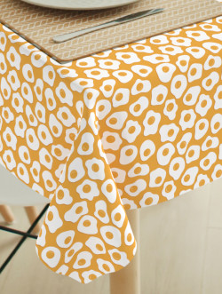 kip Poging Daarbij oranje tafelkleden | 1001 soorten | op maat gemaakt