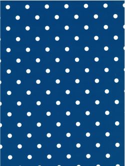 Plakfolie dots kobaltblauw 1 cm