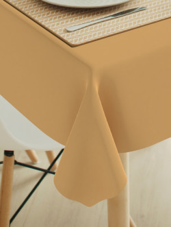 Tafelkleed Amaze uni earth yellow