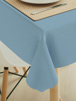 Tafelkleed Confetti pewter blue