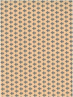 Plakfolie fantasie lelie beige-blauw