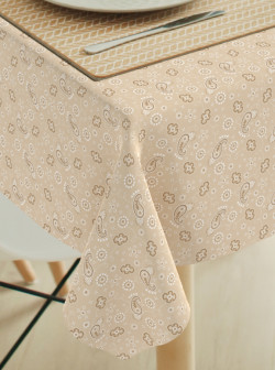 Tafelkleed Bandana beige