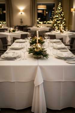 Tafelkleed effen wit damast