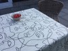 Faces linen black