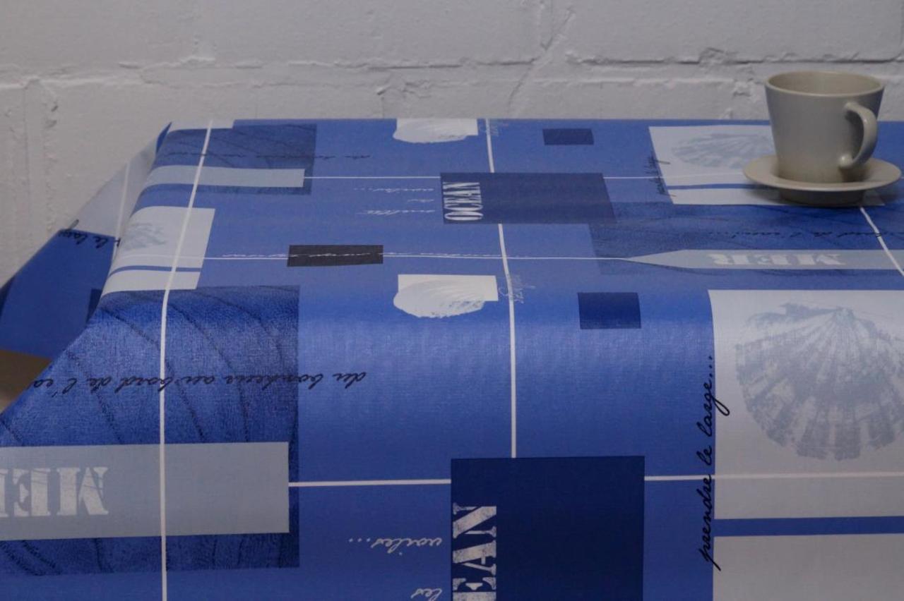 Côte blauw (molton rug)