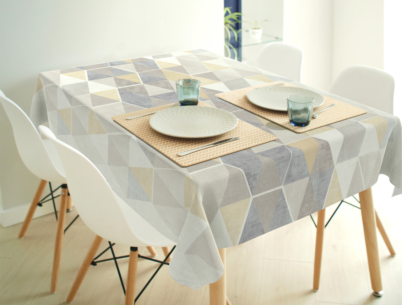 Tafelzeil Lykke molton rug