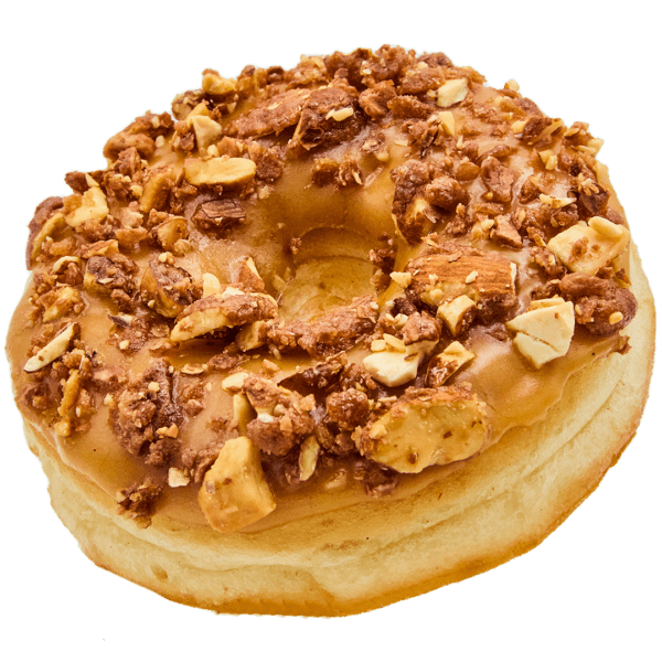 Gebrannte Mandeln donut