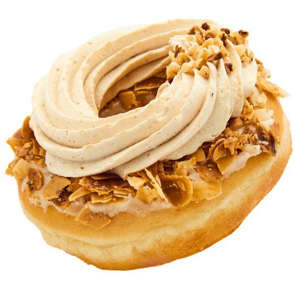 Paris Brest (Almond Hazelnut filled) donut