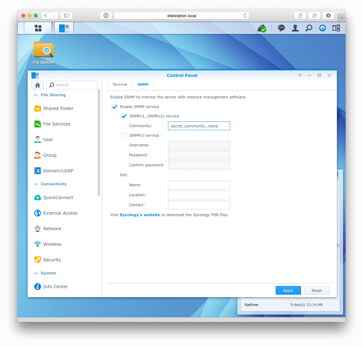 pdfinfo synology path