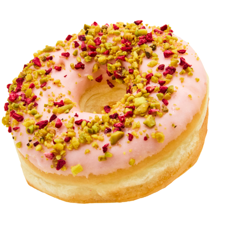 Rose Pistaccio donut