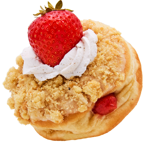 Strawberry White Chocolate donut