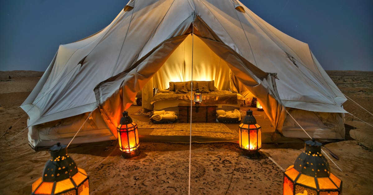 Glamping in the middle of the Wahiba Desert | Canvas Club Oman