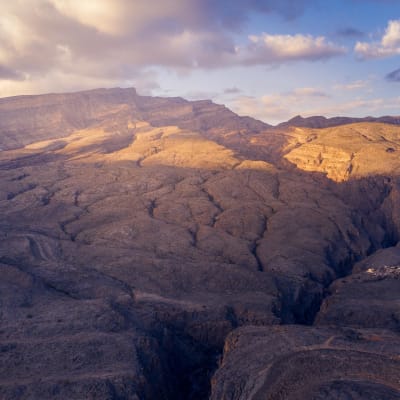 Hadschar Gebirge Panorama Ausblick Oman