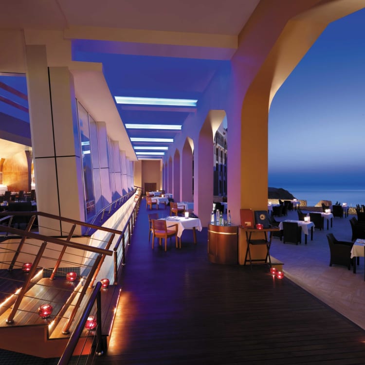 Restaurant im Shangri La Al Husn in Oman