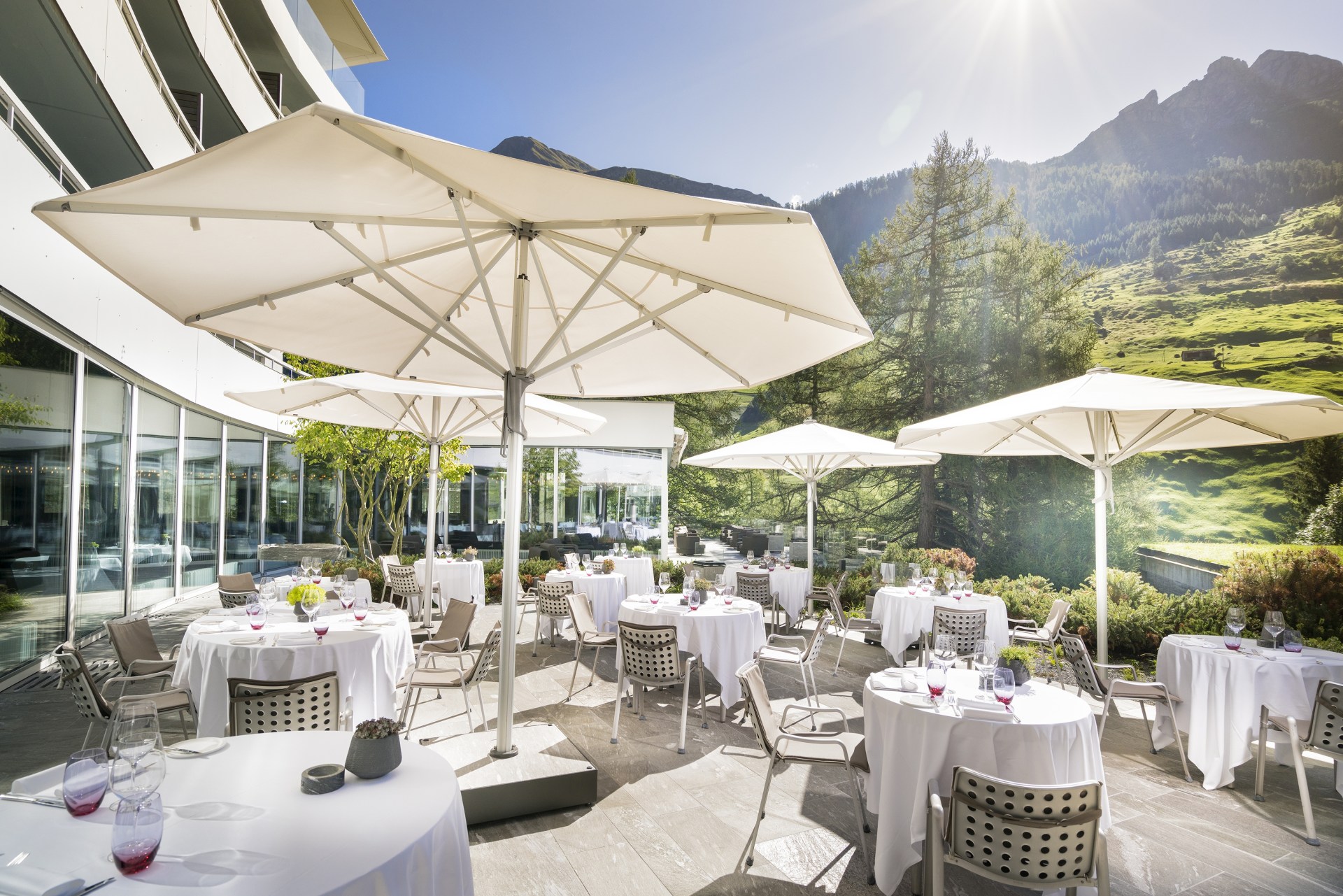 Restaurant Terasse des 7132 Vals Hotel