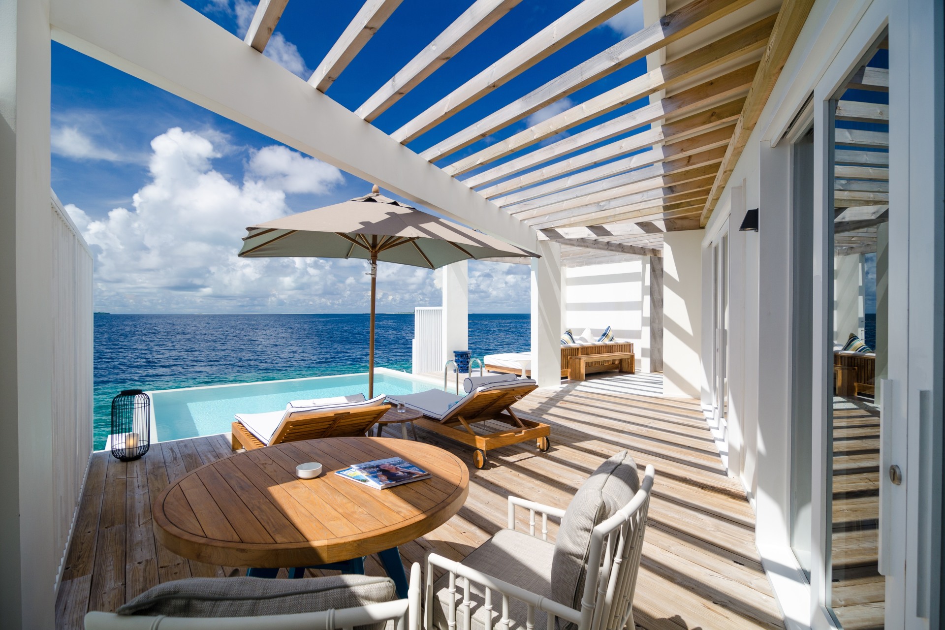 Terrasse des Ocean Reef House