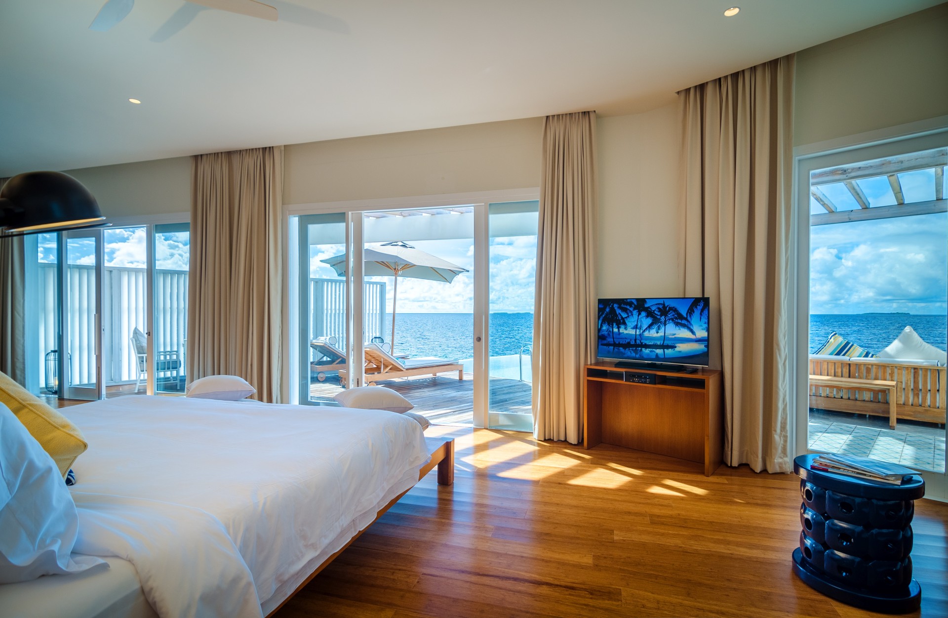 Schlafzimmer des Ocean Reef House