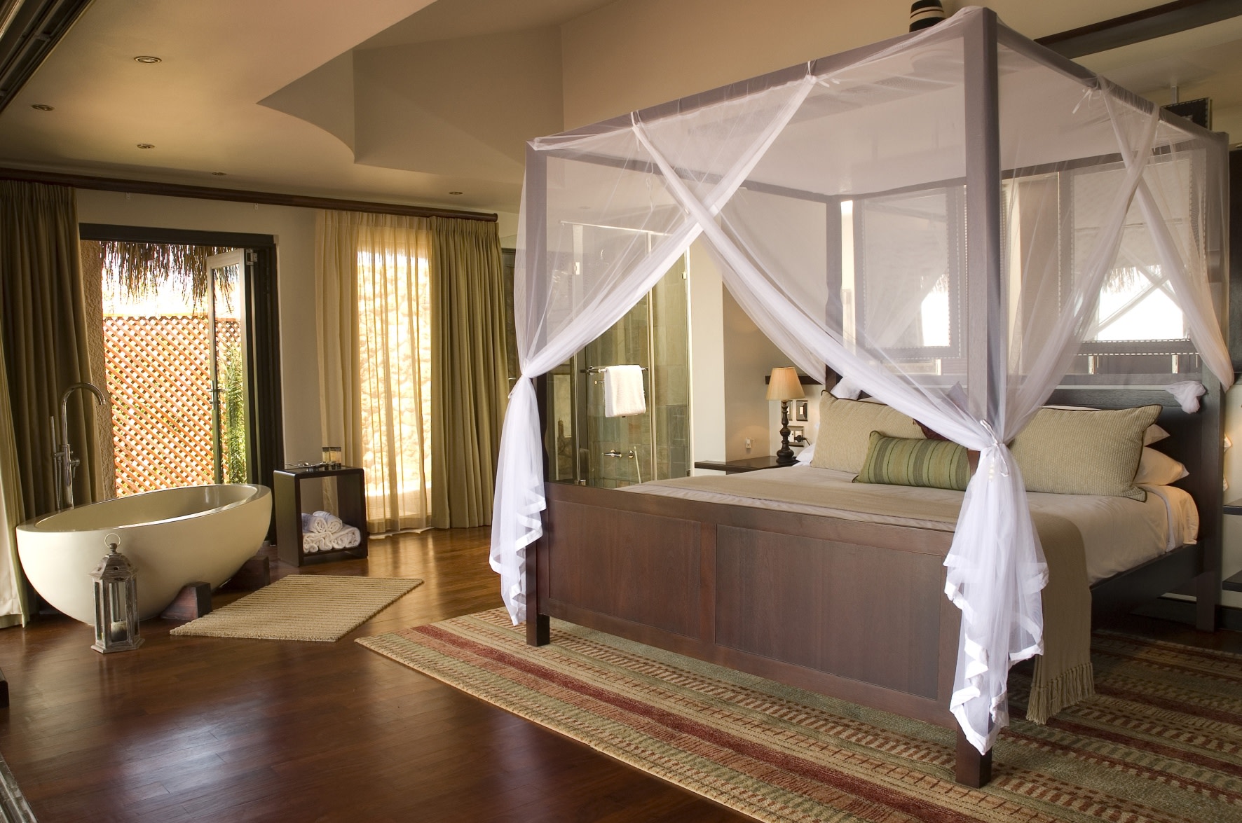 Deluxe Seaview Villa Schlafzimmer im Anantara Bazaruto Island Resort