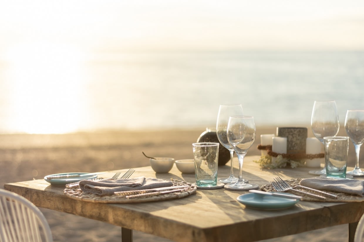 Beach Dinner des Six Senses Fiji