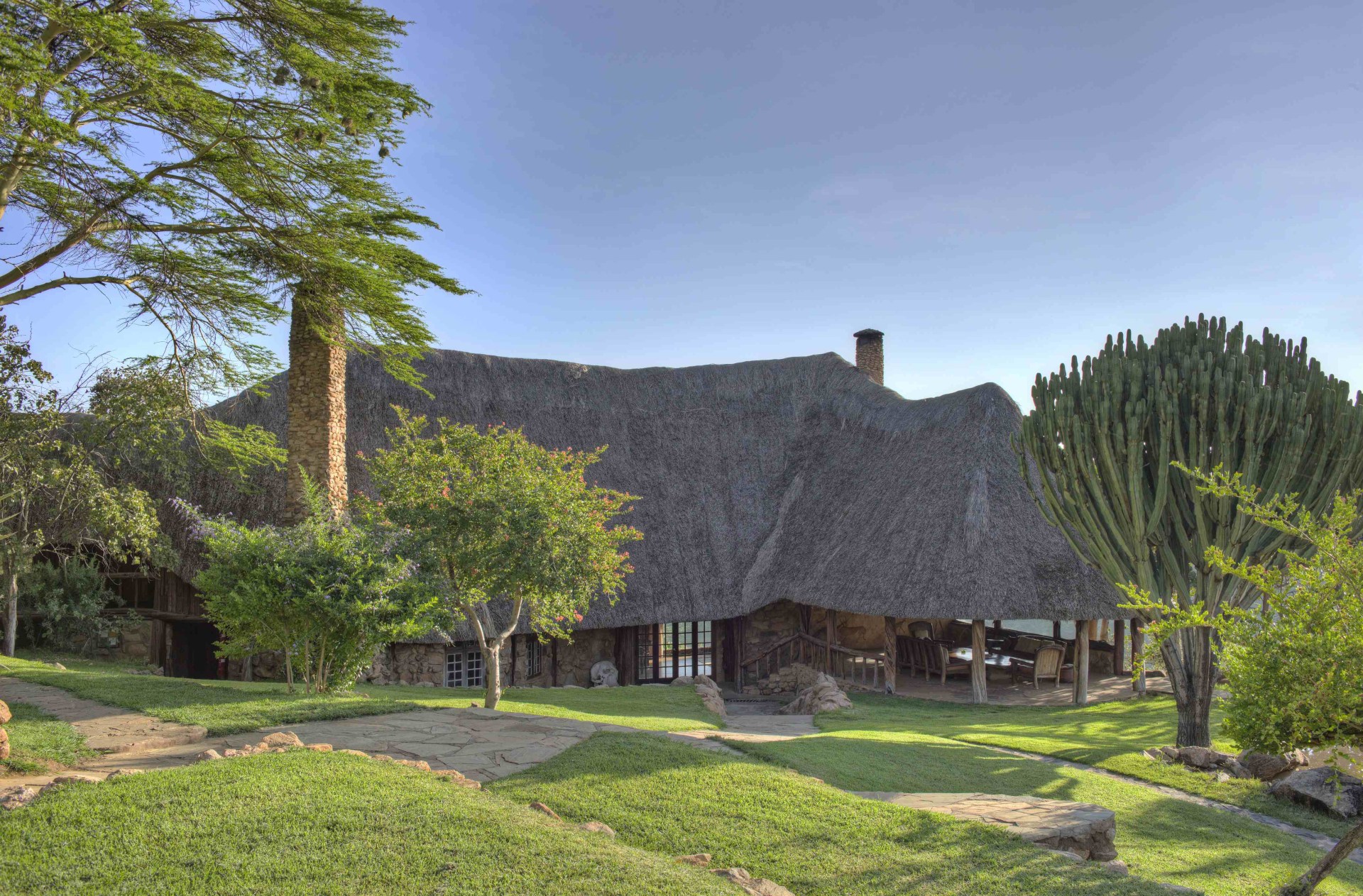 Aussenansicht der Borana Lodge