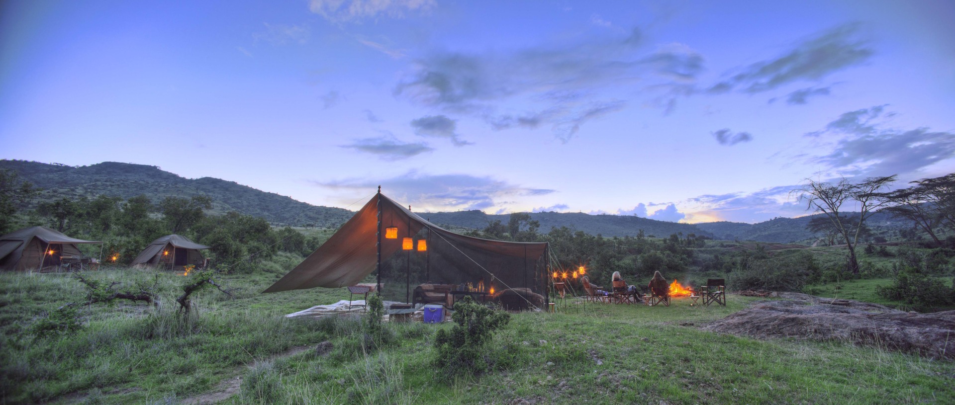 Fly-Camping von der Borana Lodge aus