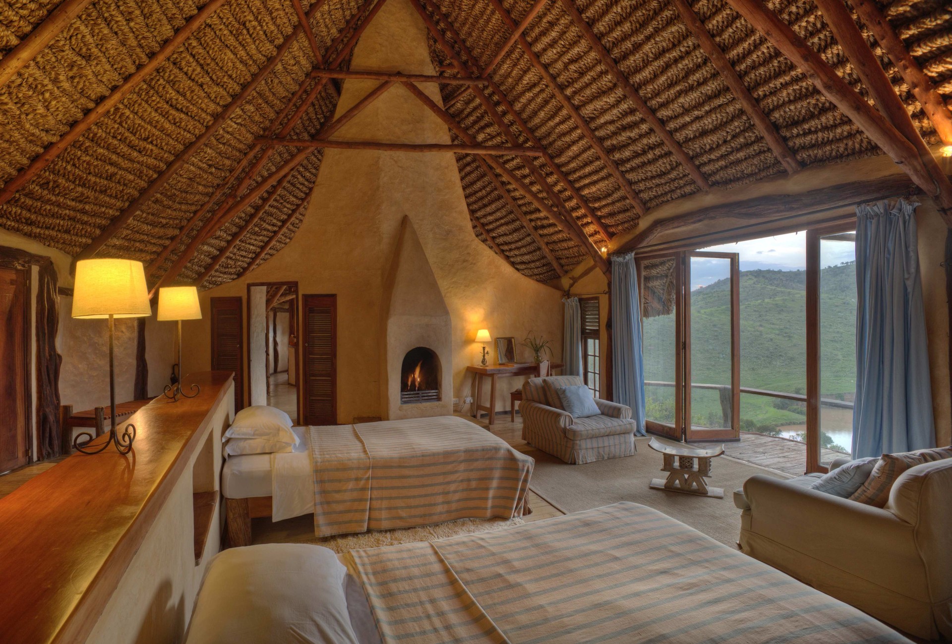 Zweibettzimmer der Borana Lodge