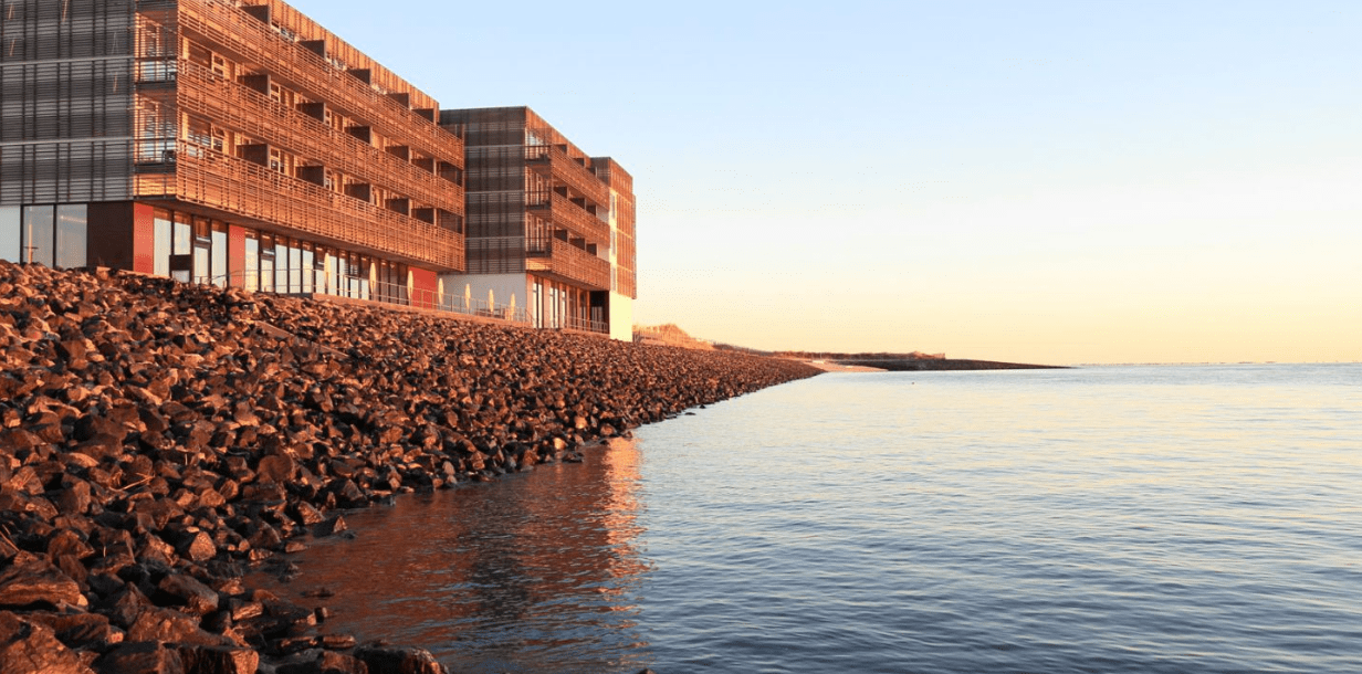 Hotel und Meeransicht