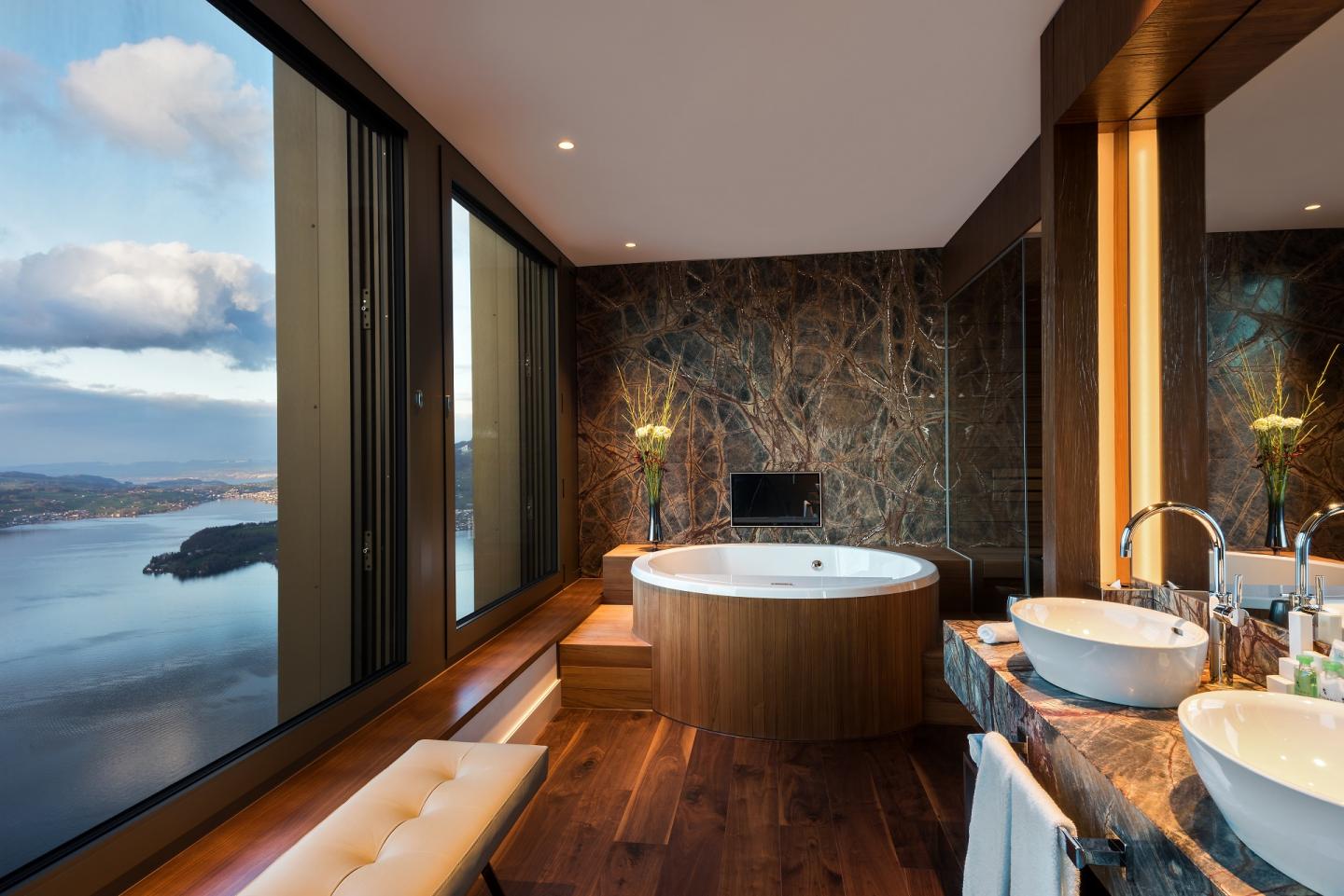 Presidential Suite Badezimmer des Hotels Buergenstock