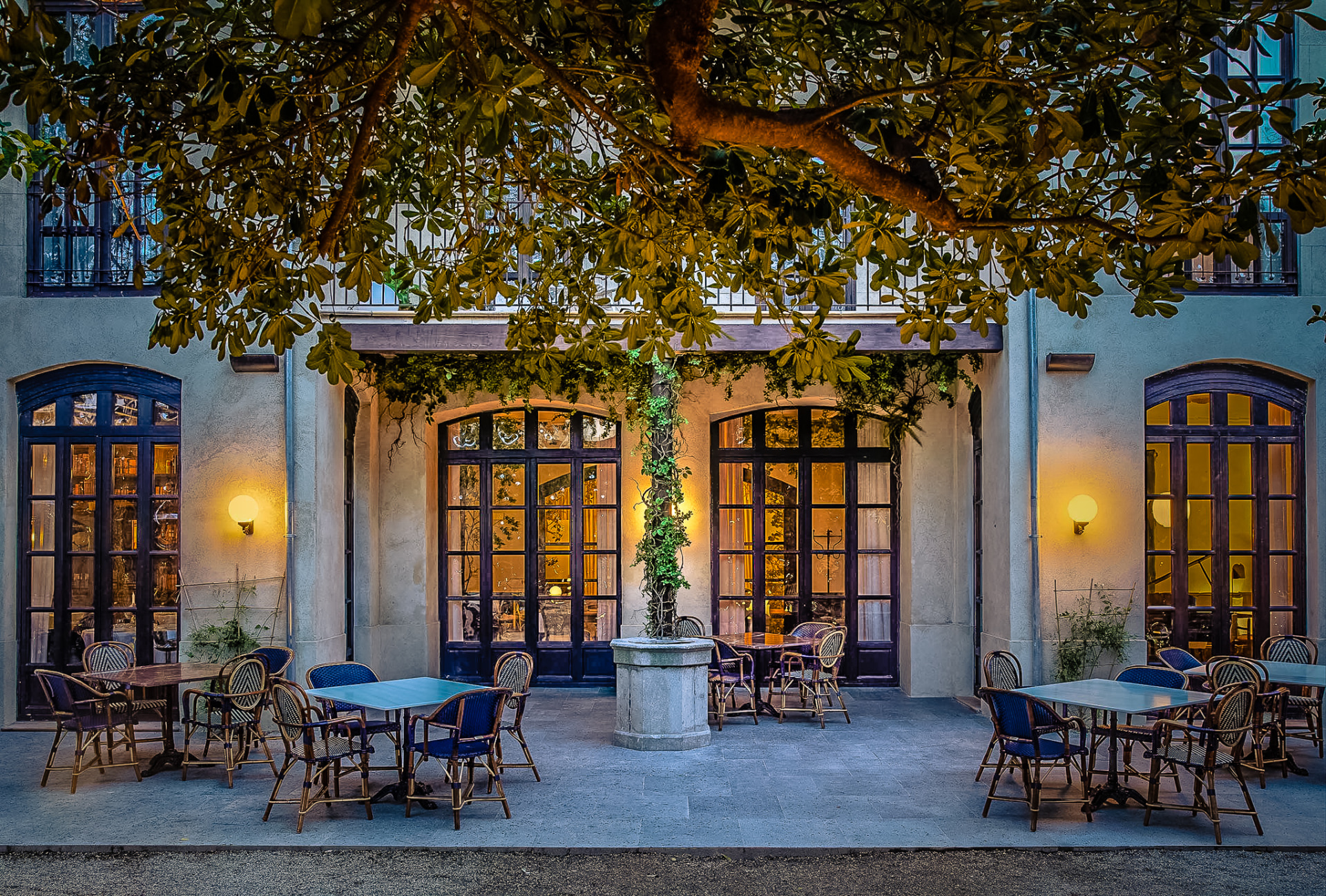 Aussenbereich des Restaurants des Can Bordoy