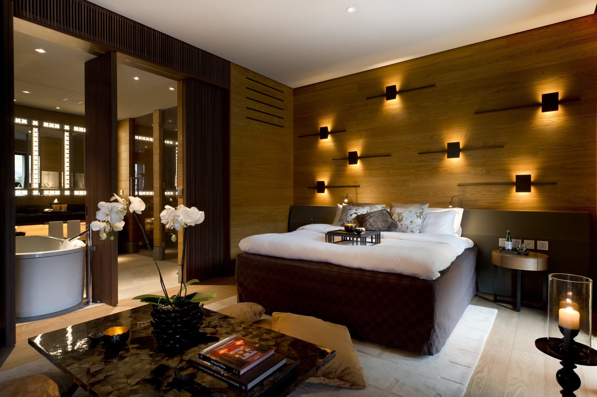 Deluxe Zimmer des Chedi Andermatt