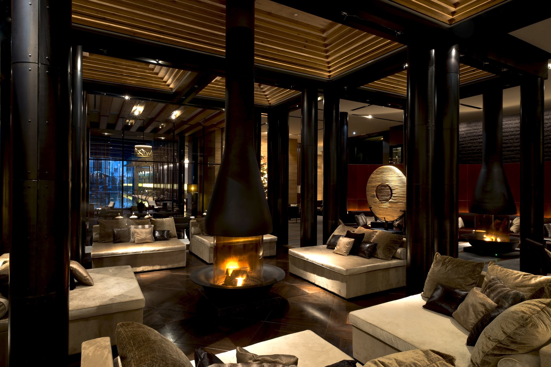 Lobby des Chedi Andermatt