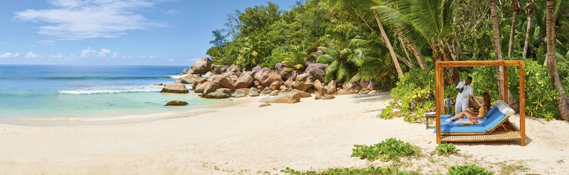 Cabanas am Strand