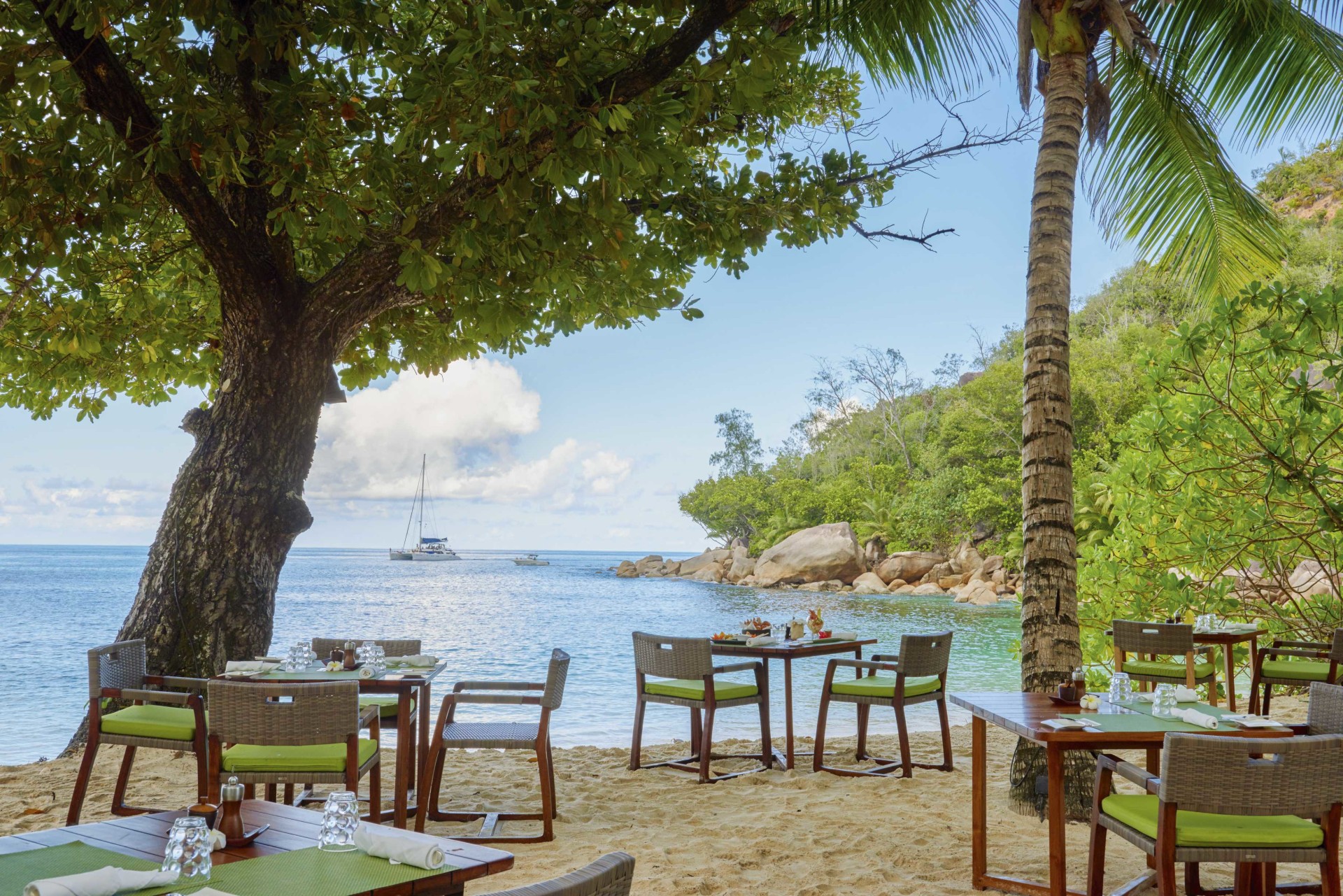 Terrasse des Takamaka Restaurant