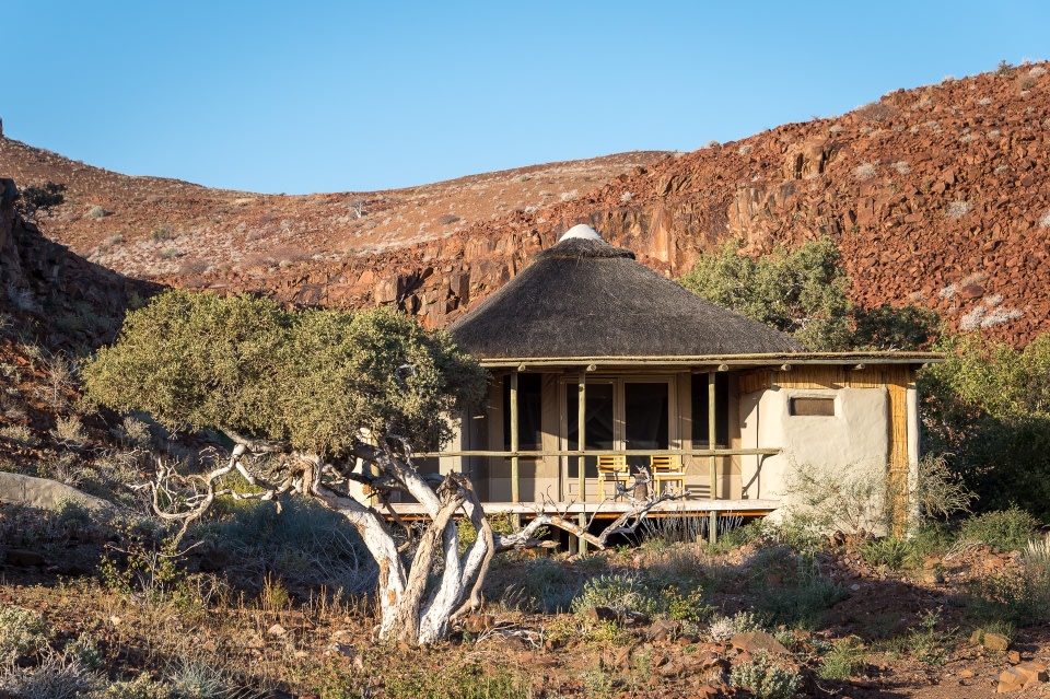 Aussenansicht des Damaraland Camp