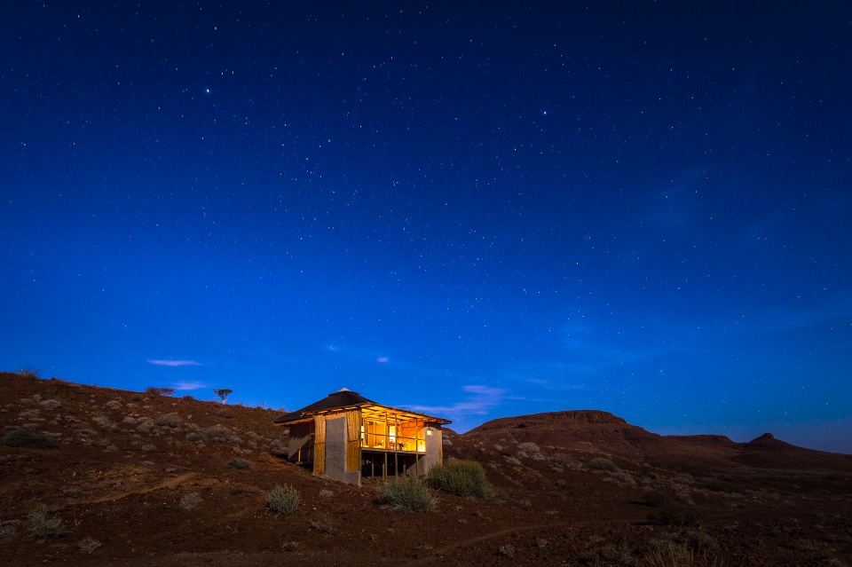 Damaraland Camp bei Nacht